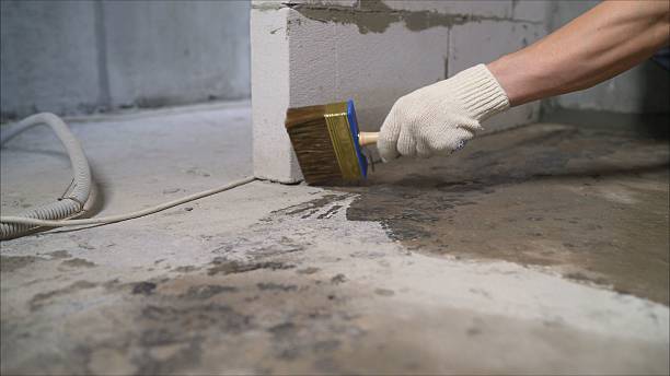 SJ Waterproofing Pros Waterproofing coverage map for De Graff, OH and surrounding area